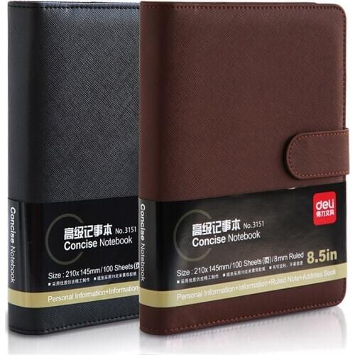 3151 loose-leaf leather notebook A5/100 diary sticky notes stationery memo sheets planner stickers memo pad