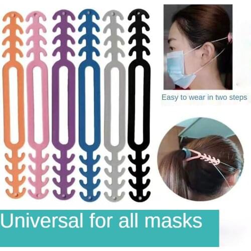 Anti-falling Hook Hanging Buckle Adjustable Length Mask Childrens Adult Mask Artifact Anti-pain Decompression Ear Protection