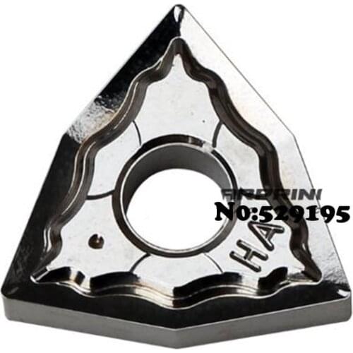 Original WNMG080404-HA H01 WNMG080408-HA H01 Carbide Inserts WNMG080408 Turning Tool For Aluminum Copper CNC Lathe Cutter