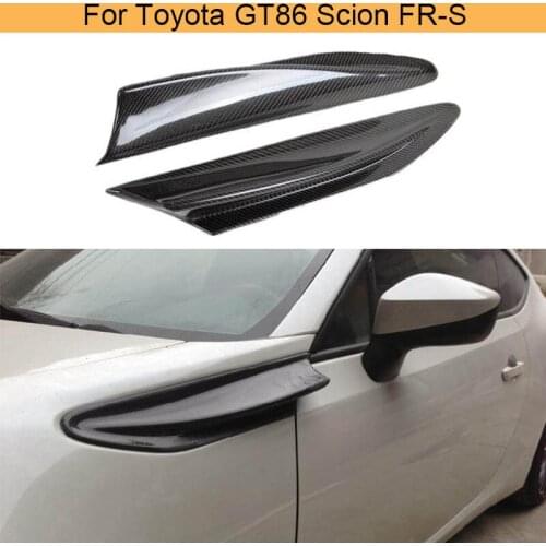 Carbon Fiber Side Fender Decoration Auto Side Fender Molding Trim for Toyota GT86 Scion FR-S 2012 - 2016