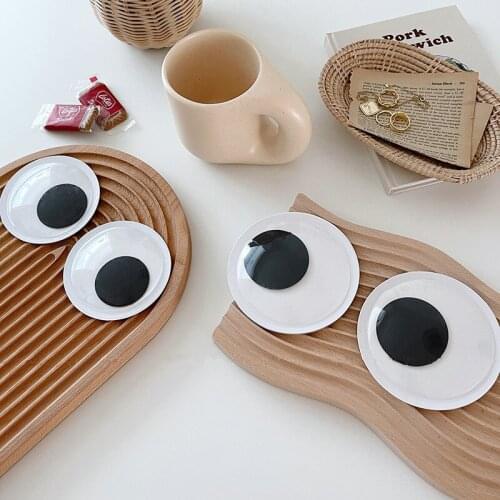 Cutelife Plastic Creative Eye Fridge Sticker Window Cartoon Bookcases Wall Sticker Cute Wedding Kitchen Home Decorative Sticker