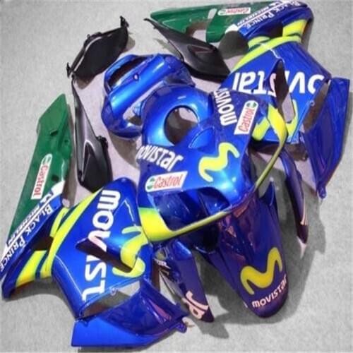 Green Blue Injection ABS Plastic Motorcycle Full Fairings For CBR600 CBR600RR F5 Year 05 - 06 2005 2006 Fairing Kits New ST66