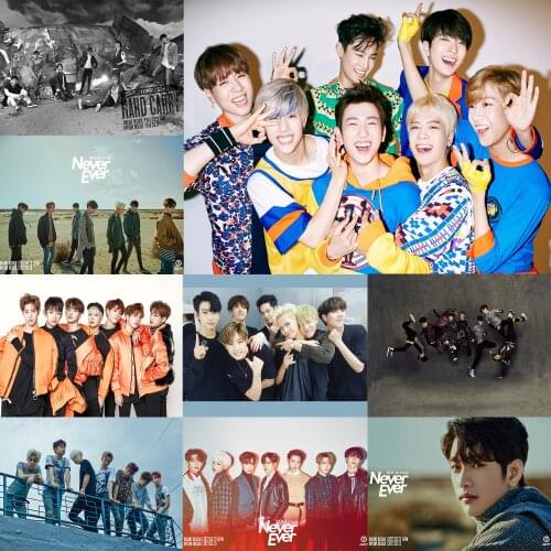 Got 7 Posters Kpop Wall Stickers Home Decoration White Coated Paper High Definition MU140