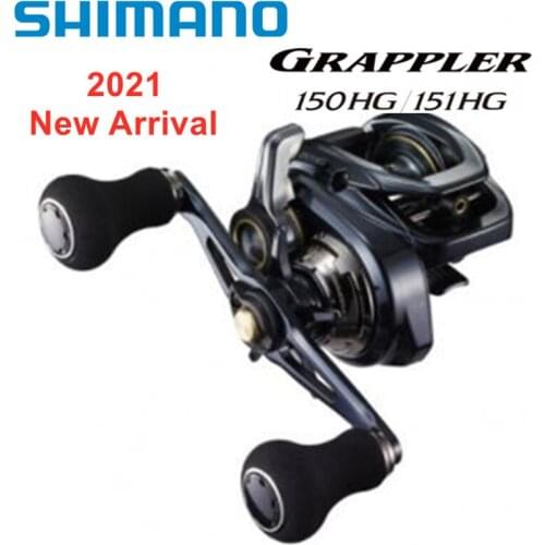 2021 Original SHIMANO Grappler 150HG 151HG Gear Ratio 7.8:1 Ball Bearing 8+1 Boat Fishing Reel