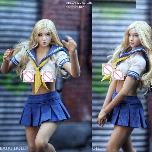 IN STOCK 1/6 Scale JOA-41 Sexy Student Skirt Clothes Fit 12" Female PH JO TBL Figure Body Toys