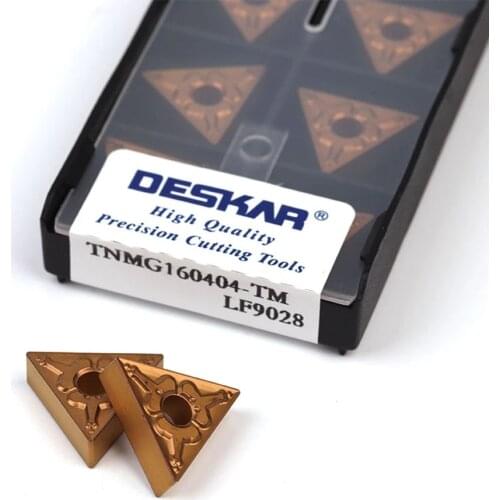 10PCS TNMG160404-TM TNMG160408-TM High Strength for steel and stainless steel cast iron Carbide CNC lathe turning inserts