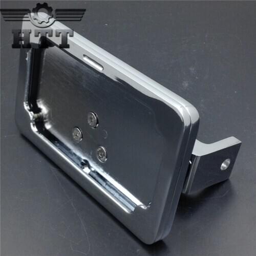 Aftermarket free shipping motorcycle parts Chrome License Plate Bracket For Suzuki Katana TL1000/Honda CBR 600 900 925 954