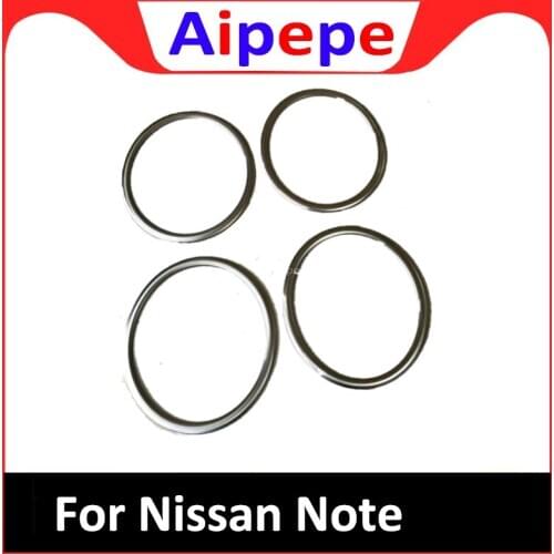 For Nissan Note 2017 2018 2019 ABS Door Stereo Speaker Ring Frame Cover Interior Audio Protector Cover Car Styling Accessories