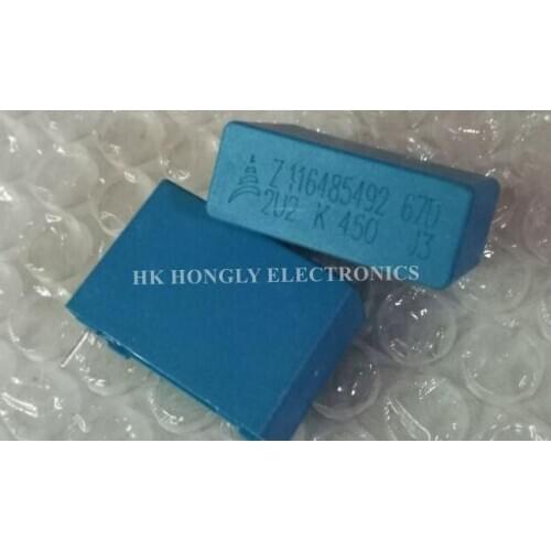 10PCS 67D 2U2 K 450 2.2UF 450V 225K P=27.5MM Capacitor