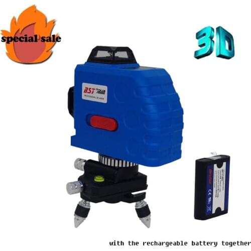 3D 12/8LINES GREEN/BLUE LASER LEVEL SELF-LEVELING 360 HORIZONTAL AND VERTICAL CROSS SUPER POWERFUL LASER B LIN E