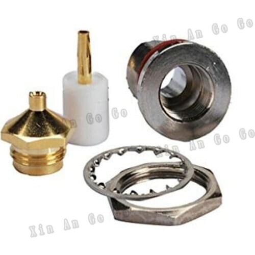 5 PCS RF connector for N female welding Waterproof ring welded with RG405 cable Free shipping