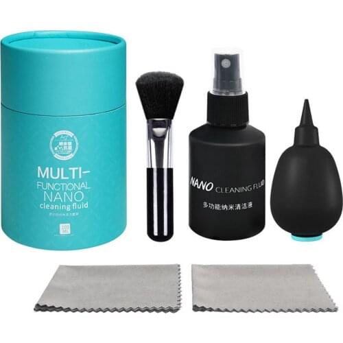 5 In 1 Multi-function Screen Cleaning Set Mobile LCD Fine Fiber Dust Removal Brush For Phone Computer Notebook Tablet Keyboard