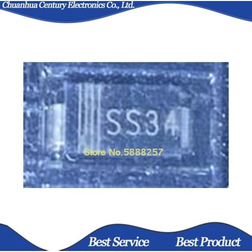 50 pcs/lot 1N5822 3A 40V SS34 SMA/DO-214AC New and Original In Stock