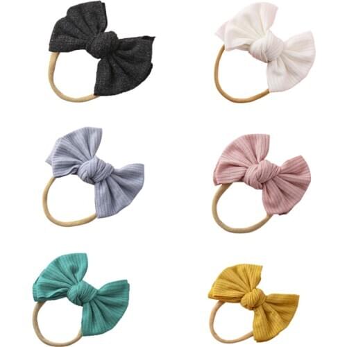 Baby Girls Hair Bows Ties Lovely Hair Bands Elastics Ponytail Holders Toddler Fashion Hair Accessories