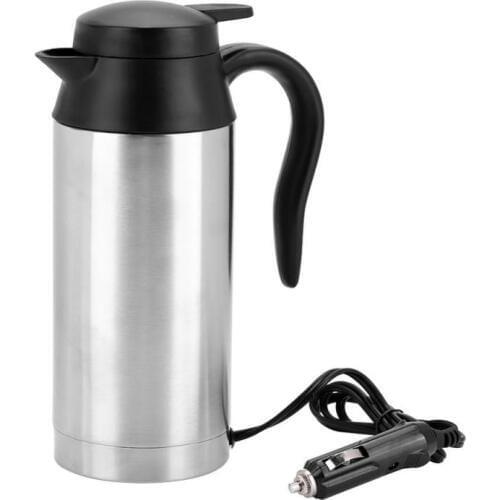 750ml Portable Car Heater Bottle 24V Travel Car Truck Kettle Water Heater Bottle Tea Coffee Drinking Pot