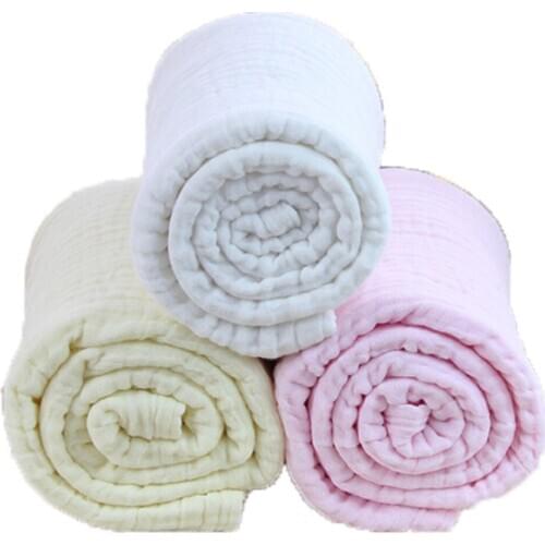 Feeding Towel Baby Facecloth Baby Bath Towel Handkerchief Cotton Burp Cloth Soft And Absorbent 6-Layer Gauze Washcloth