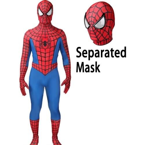 Peter Parker Cosplay Costume Zentai Halloween Costume SuperHero Bodysuit Jumpsuit Zenzai Suit For Male/Female/Kids