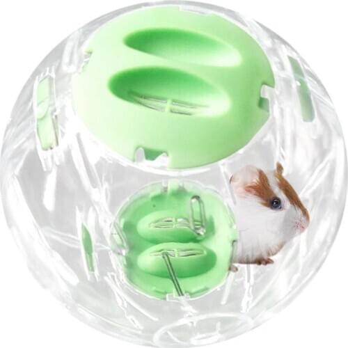 1pc Small Pet Hamster Ball Creative Exercise Hamster Rolling Ball Breathable Clearing Ball Small Animal Toy Pet Supplies