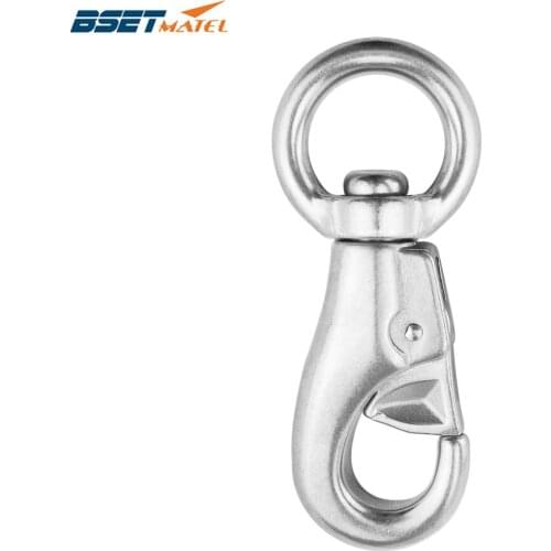 Stainless Steel 304 Swivel Snap Hook Snap Shackle 1000Lb Capacity Rated Indoor Outdoor Hanging Hammock boat rigging hardware