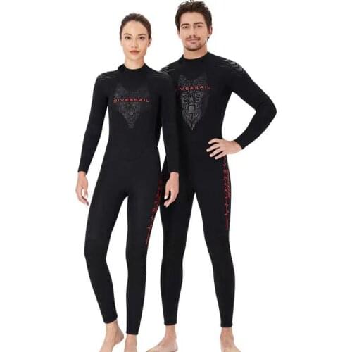 2021 New Mens Diving Suit One-piece 5mm Wetsuit men Jump Suits Wet Suit for Cold Water Swimming Diving Surfing Winter swimsuit