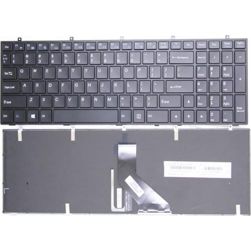 NEW US English Laptop Keyboard Original For Hasee K650C K590S K590C K650S K790S K710C K760 Backlit Keyboard MP-13H83USJ4309