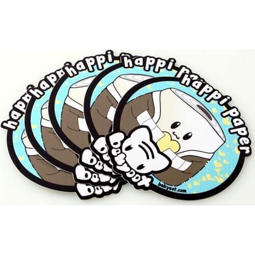 Personalized Custom cheap printable die cut vinyl stickers for car ---PX9017