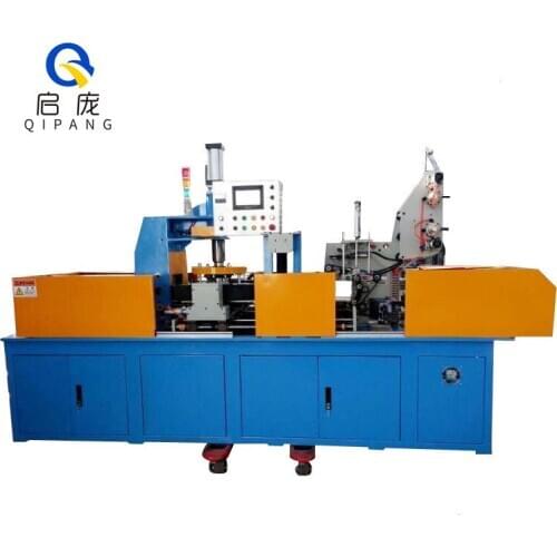 QIPANG Fiber optic cable packaging machinery and Automatic Coiling and Wrapping Machine cable coil packaging machinery