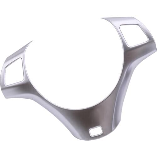 Silver Car Steering Wheel Trim Cover Moulding ABS Fit For BMW 3 Series E90 2005 2006 2007 2008 2009 2010 2011 2012