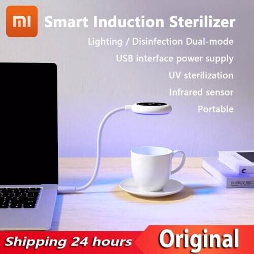 YOUPIN Smart UV Sterilizer Lighting Disinfection Dual-mode Portable Intelligent Infrared Sensor USB interface Energy Supply