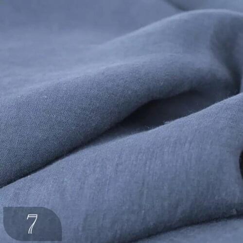 HD1008 100% Linen Fabric 135 cm 215 grams Stone mill Sand Washed Thin Linen Fabric for Summer Clothes 100 m wholesale