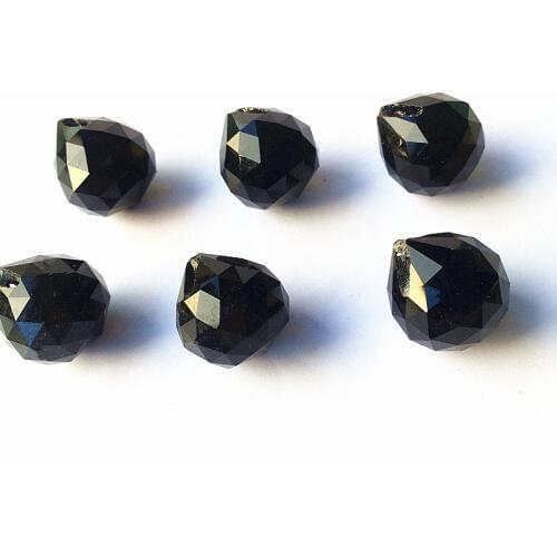260pcs/lot Wholesale Black Color K9 Crystal Chandelier Lamp Pendants Nice Glass Home Decoration Diy Door Curtain Accessories