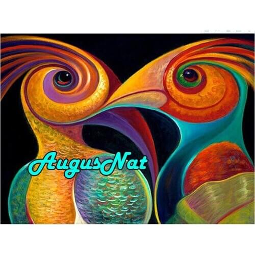 Abstract diamond painting birds full square diamant embroidery picture diamond dotz puzzle crystal stickers scenery new arrivals