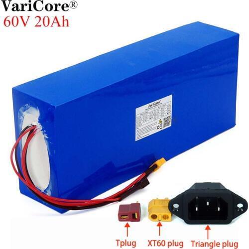 E-bike battery 60V 20ah 18650 li-ion battery pack 20000mAh bike conversion kit bafang 1000w BMS High power protection