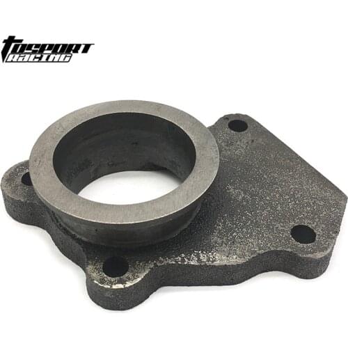 Cast iron 5 Bolt 2" 51MM Turbine Turbo V-Band Adapter Flange For T25 T28 GT25 GT28 Turbocharge