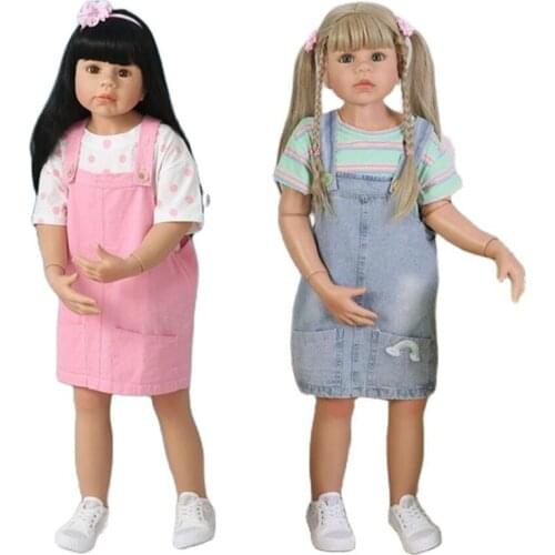 98CM Toddler Baby Doll 2-3 Years Old Model Ball Jointed Body Collection Toys Photography Props Christmas Birthday Gifts