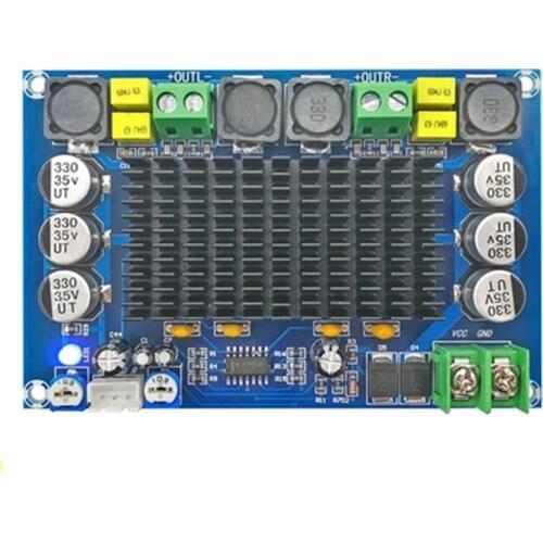 XH-M569 TPA3116D2 two chip dual channel preamplifier 150W x 2 high power digital amplifier board