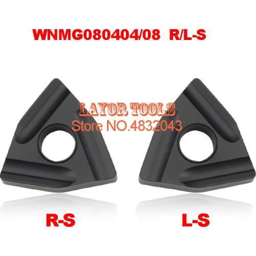 HOT SELL Cutting Tool 10PCS WNMG080404 / WNMG080408 R-S L-S tungsten carbide turning insert ,Carbide Blade TURNING TOOL WNMG432
