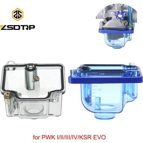 ZSDTRP PWK PZ Carburetor Float Bowl Comp Chamber Transparent Oil Cup for PWK I/II/III PWK IV/KSR EVO PZ26/27/30/32 Carbs