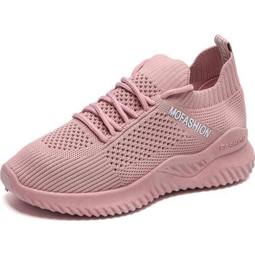 Zapatos Mujer Women Tennis Shoes Sneakers Female Solid Black White Mesh Shoes Gym Fitness Trainers Walking Sport Shoes Women