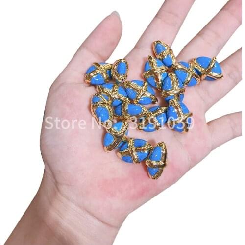 Fashionable and simple atmosphere with dark blue and gold partition beads