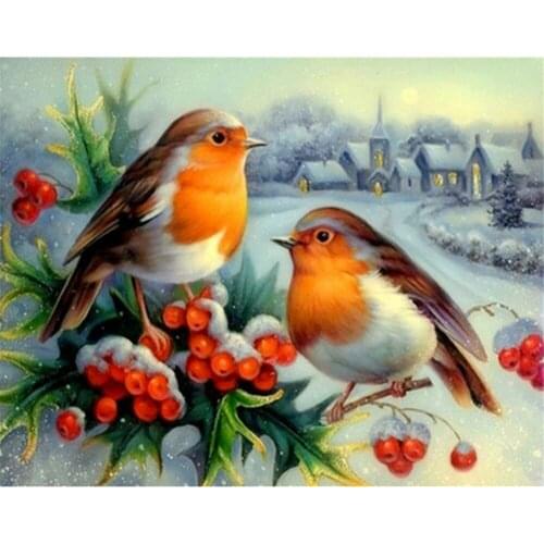 Bird Animal DIY Embroidery 11CT Cross Stitch Kits Needlework Craft Set Cotton Thread Printed Canvas Home Dropshipping
