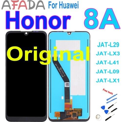 Original 6.09" LCD For Huawei Honor 8A Pro JAT-L29 LCD Display Touch Screen Digitizer Assembly Replacement For JAT-LX3 JAT-L41
