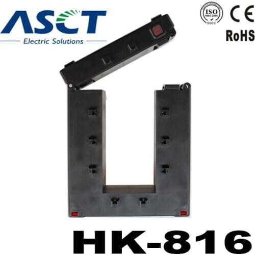 Amazing Update Clamp on current sensor HK-816 1000A-8000A/5A Class 0.5/1 split core current transformer