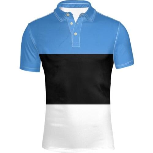 ESTONIA youth diy free custom made name number Polo shirt nation flag ee estonian print photo estonians eesti college clothes