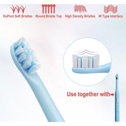Lushtree Sonicare Replacement Toothbrush Heads Dupont Bursh Head for Sonic Electric Teeth Brush