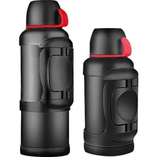 3/4L Stainless Steel Thermos Pot Large Capacity Outdoor Sport Bottle Car Water Pot Portable Insulation Flask Kettle For Travel