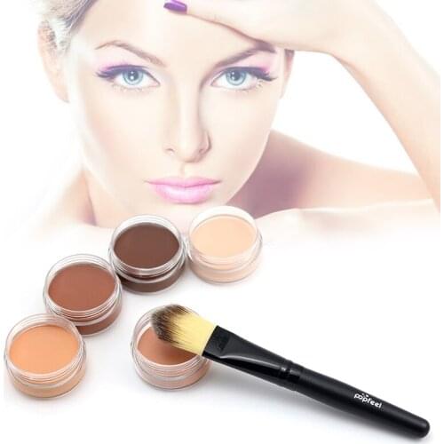 Full Cover Concealer Cream Foundation Makeup Waterproof Suit All Color Skin Eye Dark Circles Scars Makeup Liquid Concealer TSLM1