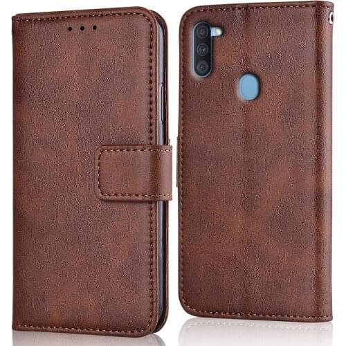 Slim Leather Flip Cover for Samsung Galaxy A11 6.4'' Case on A11 Case For Samsung A11 2020 Case Cover Wallet Case