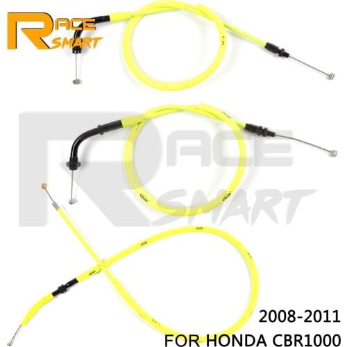1Set Motorcycle Throttle Line & Clutch Cable Steel Wire Parts For HONDA CBR1000RR 2008-2011 2009 2010 CBR1000 RR CBR 1000RR 1000