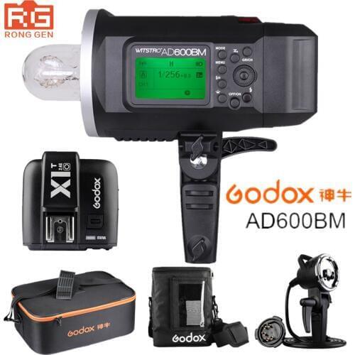 Godox AD600BM 600W HSS 1/8000 2.4G Wireless Outdoor flash Photography lights + Trigger X1T-O for Olympus +AD-H600B+PB-600+CB-09